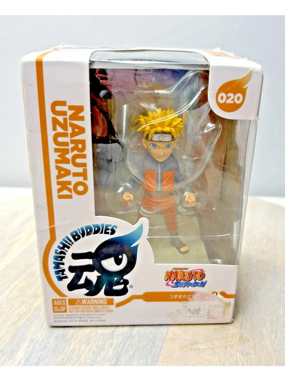 Anime Naruto Shippuden Tamashii Buddies 020 Uzumaki Naruto Figure Bandai Japan